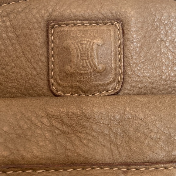 Vintage Celine khaki leather - Picture 2 of 7